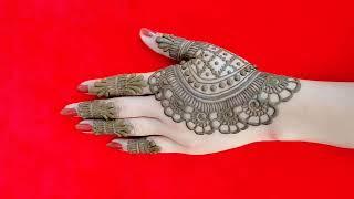 beautiful mehndi design back hand | latest new mehndi design back hand | stylish mehndi design