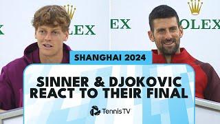 Jannik Sinner & Novak Djokovic Discuss Their Shanghai Final Meeting And Year-End Plans ️