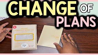 CHANGE OF PLANS | HOBONICHI TECHO PLANNER SET UP