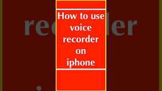 How to Use Voice Recorder on iPhone | Record Audio with iPhone Voice Memos, Notes & Voiceover