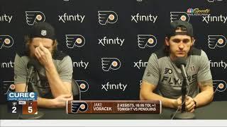 [UNCENSORED] Flyers Jakub Voracek Calls Mike Sielski F--king Sh-t Writer