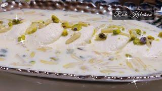 Rasmalai /Cottage Cheese Dessert / Easy Homemade Rasmalai/طرز تهیه رسملایی شیرینی هندی آسان و خوشمزه