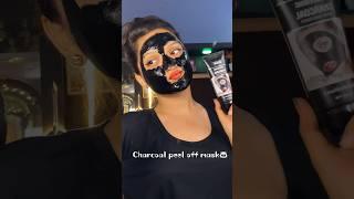 Charcoal peel off mask / How to use?? #shorts