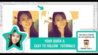 how to vectorize profile picture using Illustrator