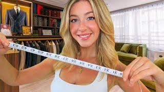 ASMR SUIT MEASURING | Detailed Head To Toe Realistic Tailor Measuring You  | Soft Spoken