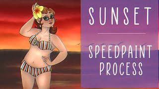 Sunset | SPEEDPAINT PROCESS