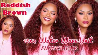 Get READY for Spring with this REDDISH BROWN WIG - Learn to INTALL LIKE A PRO - FIRIEYA Hair