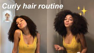 Curly Hair Routine !