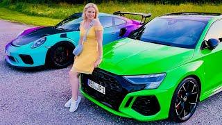 Mit meinem Audi RS3 & Sophia Calate + Porsche GT3 RS am Sportwagentreffen Velden Wörthersee