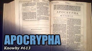 Why Study Ancient Apocryphal Literature?? (Knowhy #613)