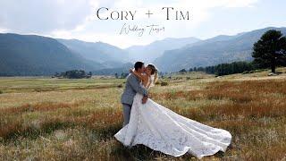 The Landing at Estes Park Wedding Teaser // Cory + Tim