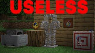 Minecraft's USELESS Items