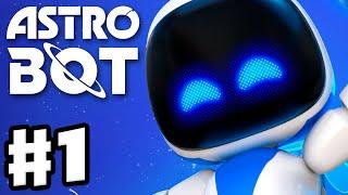 Astro Bot - Full Game Walkthrough Part 1 - Gorilla Nebula 100%!