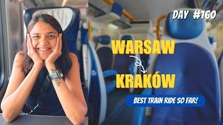 Travelling Europe By Train - Warsaw to Krakow | Poland Travel Vlog