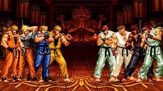 [KOF Mugen] Ryo Sakazaki Team vs Ryu Team