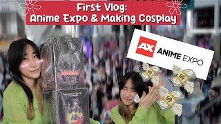 First Vlog: Anime Expo & Cosplay Prop Tutorial ٩(˘◡˘)۶