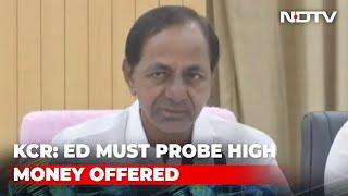 K Chandrashekar Rao Presents Videos To Back MLA Poaching Charges Against BJP