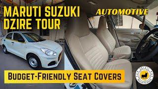 Maruti Dzire Tour Budget-Friendly Seat Covers | Maruti Dzire Affordable Comfort & Style by Orchis!