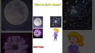 What is girl's name? #shorts #youtubeshorts #shortvideo #trending #puzzle #ytshorts @rkdtalks6699