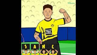 Sancho vs PSG #shorts #sancho #championsleague #football