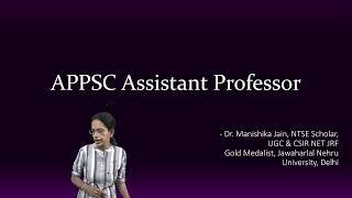 APPSC Assistant Professor Notification 2023: Details #appsc #assistantprofessor