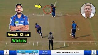 Avesh Khan Top Wickets in Cricket History  || Avesh khan Bowling & Wickets