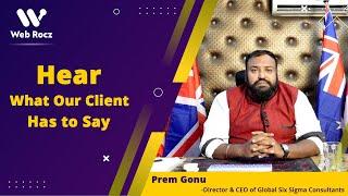 Client Testimonial | Digital Marketing Agency in Hyderabad - Web Rocz