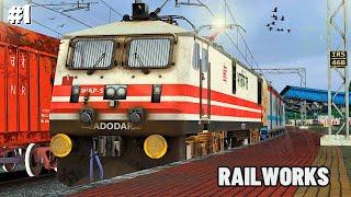 KAGAZNAGAR SF EXPRESS WITH WAP 5 IN INDIAN RAILWAYS || TRAIN SIMULATOR CLASSIC 2024 || PC GAMEPLAY