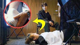 BTS Hyungs Takes Care Of Jungkook When He Hurt Himself