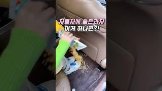 자동차에 쏟은 과자 이거 하나면 해결?! #살림템 #꿀템 #클리너젤 #쿠팡추천