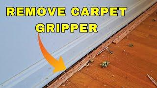 Easiest Way to Remove Carpet Tack Strips