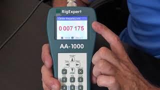 RigExpert AA-1000 Antenna Analyzer Review/Quick Demo, Ham Radio Antenna Analyzer