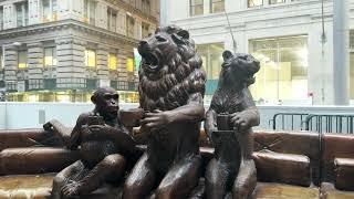 Must to visit New York City Public Art in Wall street  fall2024- Love the past