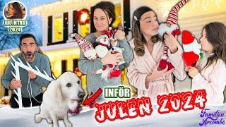 FAMILJEN JULPYNTAR HUSET inför JULEN 2024 | VLOGG *JUL INTRO*