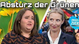 Absturz der Grünen: Bald fliegen sie auch aus dem Bundestag