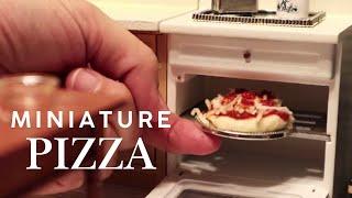 Real Tiny Pizza, Miniature Cooking Pepperoni Pizza in Toy Kitchen #miniaturefood #miniature #pizza