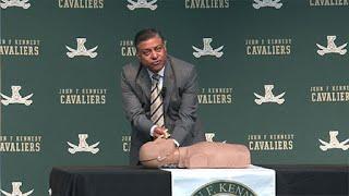 John F. Kennedy HS Students Receive a Life Saving Lesson