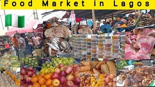 Food Market in Lagos || what $10 get you || Cost of living in west Africa