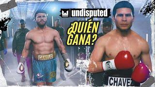 ¿QUÉN GANARÁ? PUSE A BOXEAR AL CANELO ÁLVAREZ Y A JULIO CÉSAR CHÁVEZ || UNDISPUTED