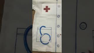 DIY doctor costume‍️#shorts #ytshorts #diy#subscribe #doctor