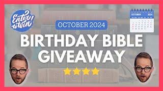 October 2024 Bible Giveaway 