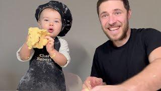 Baby Chef Teaches Daddy How To Cook! Funny Reaction Ever!