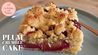 Plum Crumble Cake | Pflaumen-Streuselkuchen