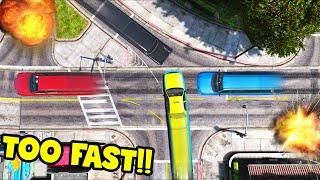 GTA 5 but ALL CARS ARE EXTREMELY FAST!!