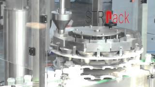 High speed powder rotary filling line