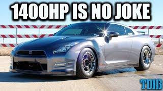 TERRIFYING Godzilla POWER - 1400HP Nissan GTR Review