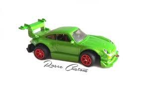 Custom Diecast Porsche 993gtr2 hot wheels