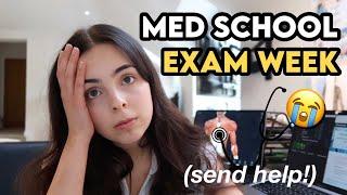 MEDICAL SCHOOL EXAM WEEK VLOG | 1st week of first year med school finals!