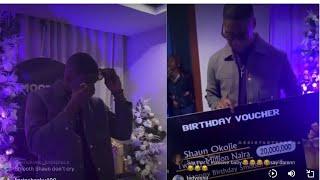 Shaun in Tears,Wanni,Victoria surprise Shaun|20M cash to transfer and expensive birthday gifts