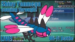  LIVE  Pokémon X and Y WiFi Battle: Vs CullinationMedia (Shiny Yanmega)